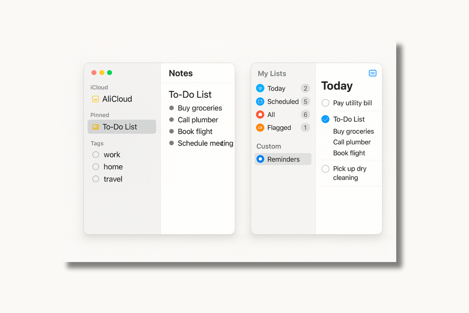 Organize Your Entire Life with Just Two Free Apps on Your iPhone (Notes + Reminders).