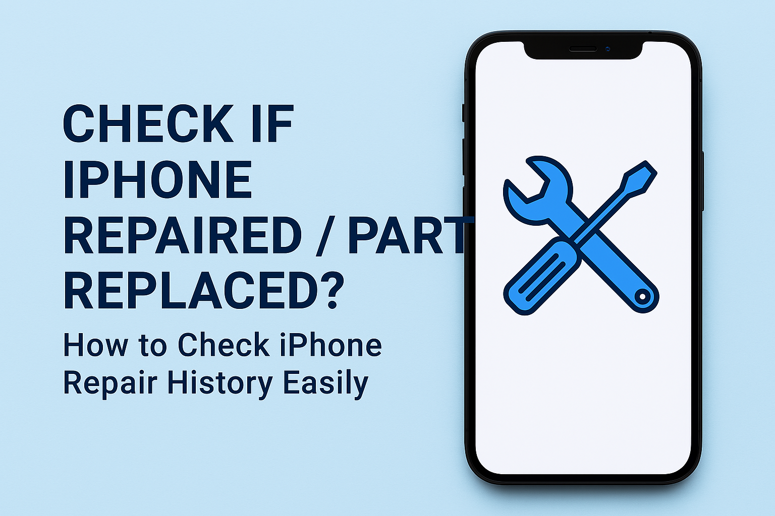 Main image for Checking Your iPhone: Has It Been Repaired or Had Parts Replaced?