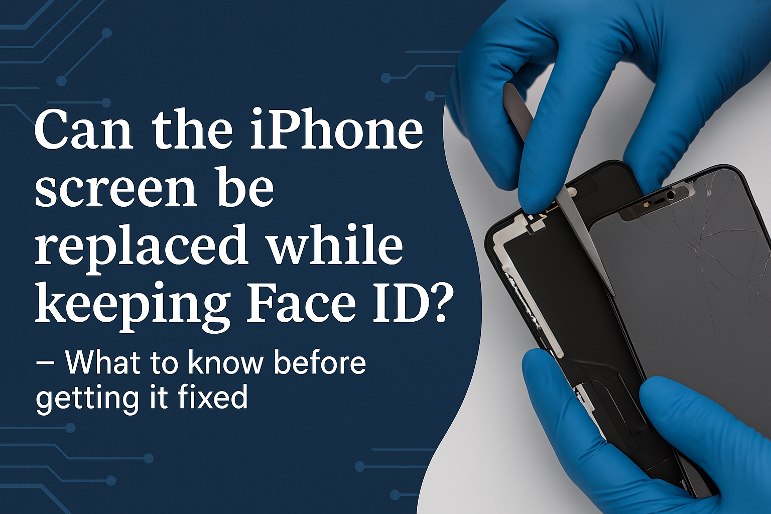 เปลี่ยนจอ iPhone โดยยังรักษา Face ID ไว้ได้หรือไม่? – สิ่งที่ควรรู้ก่อนส่งซ่อม